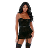 Forplay Chain Reaction Nightgown Set M Gold Chain Detail &amp; Cheetah Mesh