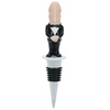 Shots Gift Republic Groom Bottle Stopper - Elegant Party Priedas, Sidabrinis Finish