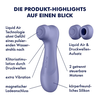 SATISFYER PRO 2 GENERACIJA 3 SU SKYSTA ORO VIOLETA