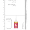 Shots Banana Tasty Flavor Intimate Liquid 80ml by Cumface - Sweetened Vanduo-Based Formula