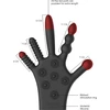 Shots FistIt Silicone Stimulation Glove - Multi-Textured Intimate Priedas