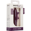 Shots Power Bullet Mini Vibrator 10 Modes Atsparus vandeniui Juodas