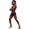 Male Power Modal Rib Pouch Short L Juodas - Comfort Fit Trunks