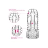 Sono By Shots SONO No.68 Textured Intimate Device, Juodas, 15cm, Stretchable TPE