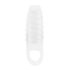 Sono By Shots Screaming O No.21 Intimate Extension Sleeve with Support Strap, Clear