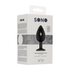 Sono By Shots SONO Model No.91 Intimate Silicone Plug with Movement System 9.5cm Juodas