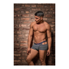 Male Power Heather Haze Cutout Mini Shorts M Sporty Waistband