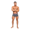 Male Power Heather Haze Cutout Mini Shorts XL Sporty Waistband