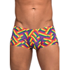 Male Power Mini Short XL Pride Fest - Low Rise, High-Cut Comfort Design