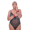 Sportsheets S&amp;M Amor Handcuffs Raudona Vegan Leather Adjustable