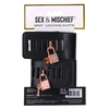 Sportsheets S&amp;M Brat Locking Cuffs Vegan Leather Rose Gold 7.25-10.25”