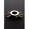 Steel By Shots Shots Steel Ball Stretcher Adjustable Spiked Ring, Stainless Steel, 2-Piece