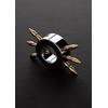 Steel By Shots Shots Steel Ball Stretcher Adjustable Spiked Ring, Stainless Steel, 2-Piece