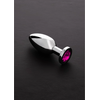 Steel By Shots Sinner Gear Stainless Steel Jewel Plug Medium - Elegant Gemstone Accent