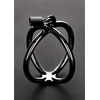Steel By Shots Shots Criss Cross Stainless Steel Hand Restraint with Padlock