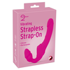 Strapless Strap On Vibruojantis dirželis be petnešėlių 2