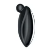Satisfyer Spot On 2 Juodas - Lay-On Vibrator, Flexible Silicone, 12 Modes