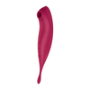 Satisfyer Twirling Pro+ Dark Raudona pulsuojantis vibratorius