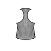 Male Power Stretch Net Tank Top Juodas L/XL - Racerback Design