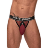 Male Power Cock Pit Net Jock S/M - Burgundy Comfort System