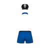 Male Power Officer Frisk-Em Uniform Set S/M - Three-Piece Costume Kit