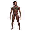 Male Power Virgo Adjustable Harness Imitation Leather Juodas One Size