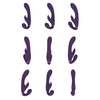 Vive By Shots Suki Strapless Vibrating Intimate System Rabbit Violetinė, 3 Motors, Silicone