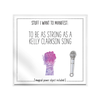 Warm Human Power Object - Inspirational Manifestation Token, Kelly Clarkson Edition