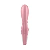 Satisfyer Hug Me bunny vibratorius Rožinė/Balta
