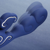Mėlyna Sky by Ave Alto L Dual-Action Intimate Device Mėlyna 7 Modes Atsparus vandeniui