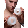 XR Brands Stretch Master Silicone Dual Ring Set - 2 Sizes, Juodas