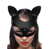 Xr Brands Bad Kitten Leather Cat Mask - Adjustable Genuine Leather Headpiece