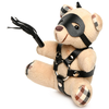 Xr Brands Oranžinis Trinity Vibes Shibari-Inspired Teddy Bear Keychain, Burnt Oranžinis, 10cm