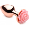 Rožinė XR Brands Rose Gold Aliuminio Plug Small Rožinė Flower Top
