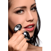 Xr Brands Booty Sparks Clear Gem Plug Small - Aluminum, Tapered, Crystal Accent