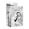 Xr Brands Booty Sparks Clear Gem Plug Small - Aluminum, Tapered, Crystal Accent