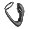 Xr Brands Cobra Silicone Dual-Action Prostate System with Cockring, Juodas