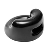 XR Brands Master Series Dual Compartment Intimate Support Ring Juodas