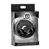 XR Brands Master Series Dual Compartment Intimate Support Ring Juodas