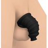 Xr Brands Dark Chamber Silicone Chastity Cage Flexible Anatomical Juodas