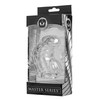 XR Brands Detained Flexible Silicone Chastity Cage Juodas Soft Fit