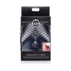 XR Brands Dragon's Orbs Silicone Magnetic Sphere Set, Juodas, 2pcs