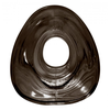 XR Brands Master Series Hollow Tunnel Plug Juodas Medium - Anatomical Design