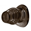 XR Brands Master Series Hollow Tunnel Plug Juodas Medium - Anatomical Design