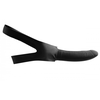 Xr Brands Master Series Face Fuk Strap-On Gag - Adjustable Latex Head Harness Juodas