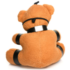 XR Brands Hooded Teddy Bear Keychain Brown - Novelty Bag Charm 4.2"