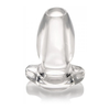 Xr Brands Glory Gape Transparent Hollow Anal Plug Large - Anatomical Model