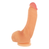 XR Brands Girthy George 9" Intimate Model with Suction Cup, Light rusvai gelsvas