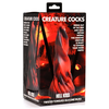Xr Brands Hell Kiss Silicone Intimate Tongue Machine Raudona 21 cm Premium Material