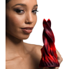 Xr Brands Hell Kiss Silicone Intimate Tongue Machine Raudona 21 cm Premium Material